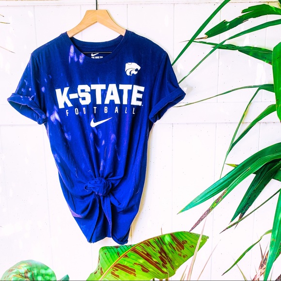 College Tops - vintage vsco y2k Kansas state tee shirt